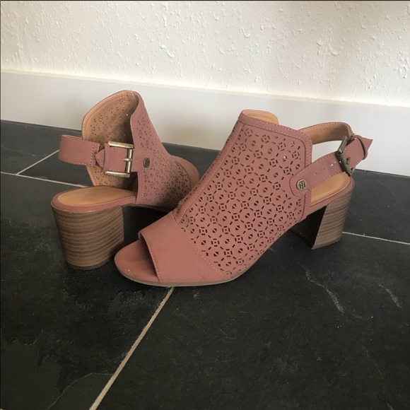 Tommy Hilfiger Shoes - 💐TH Laser Cut Heels👒 Tommy Hilfiger Shoes - 💐TH Laser Cut Heels👒